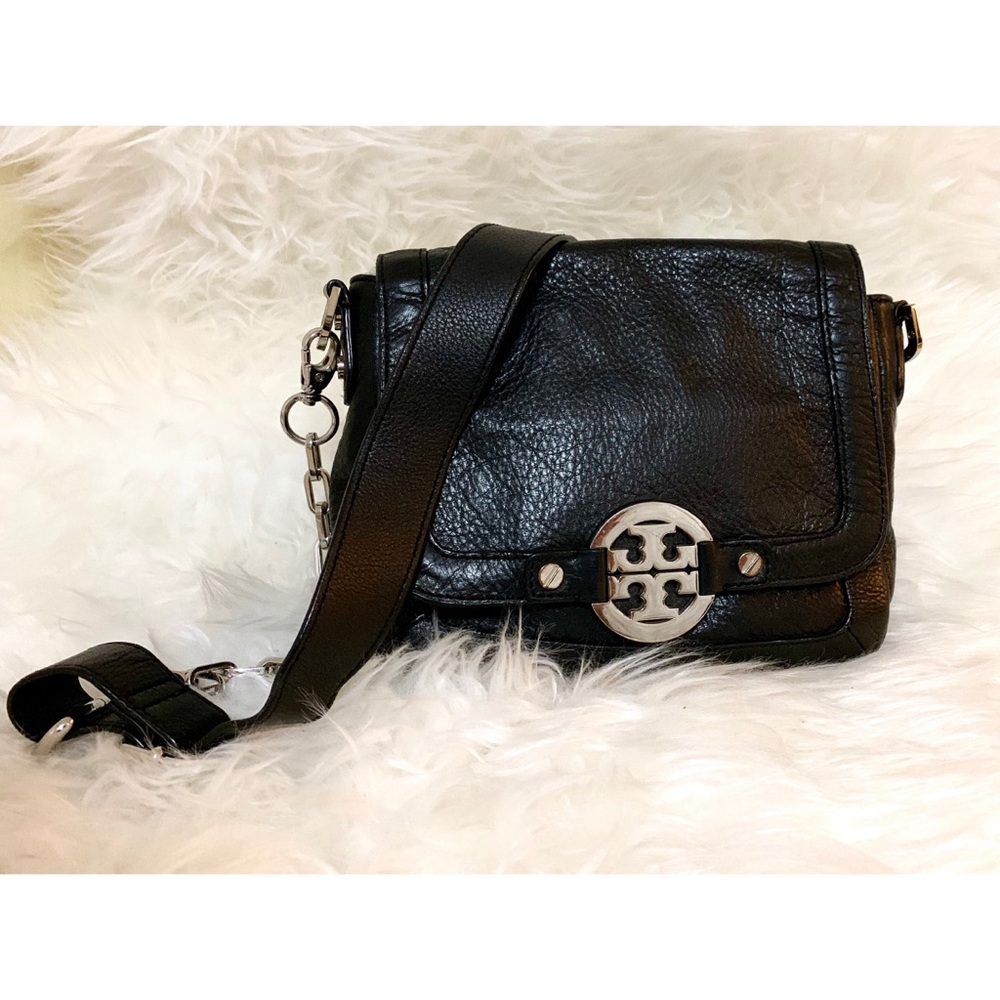 Tory Burch Black Leather Crossbody Bag